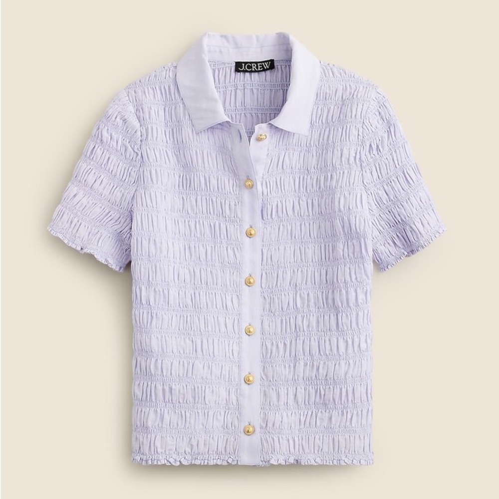 J. Crew Stretch Popcorn Polo
